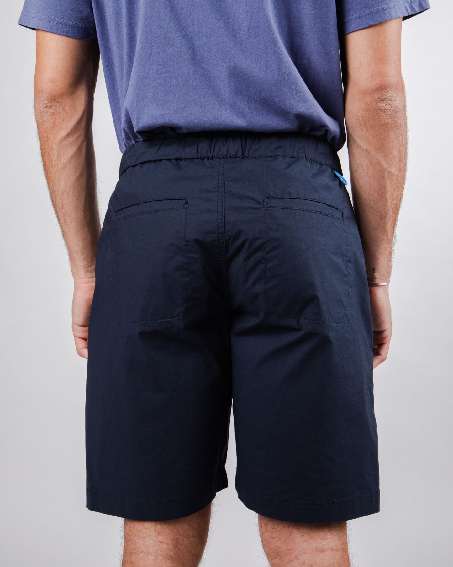 Short marine en coton bio - comfort short navy blue