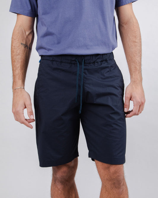 Short marine en coton bio - comfort short navy blue