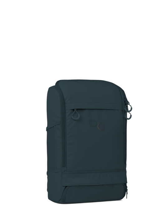 Sac à dos bleu bleu pétrole en plastique recyclé - Cubik Medium Slate blue