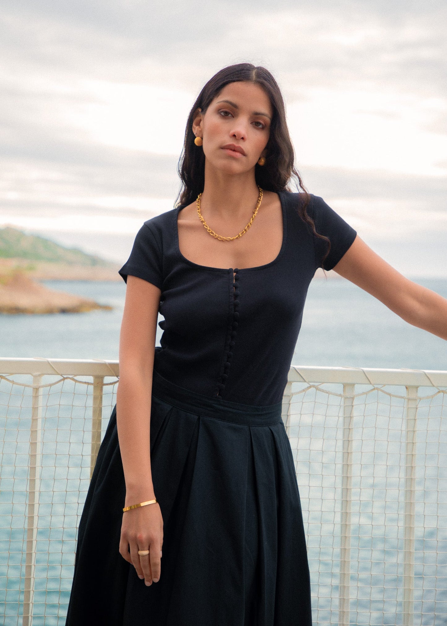 Top Vera noir