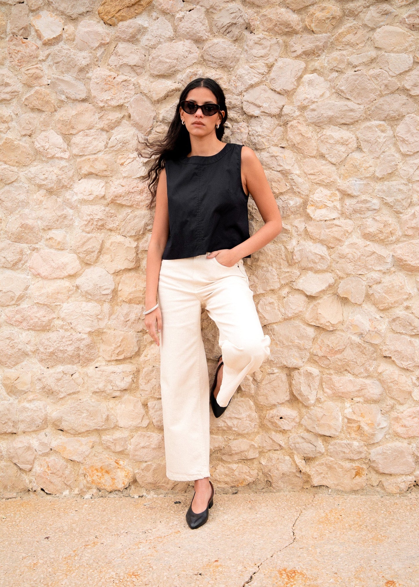 Top Maya noir