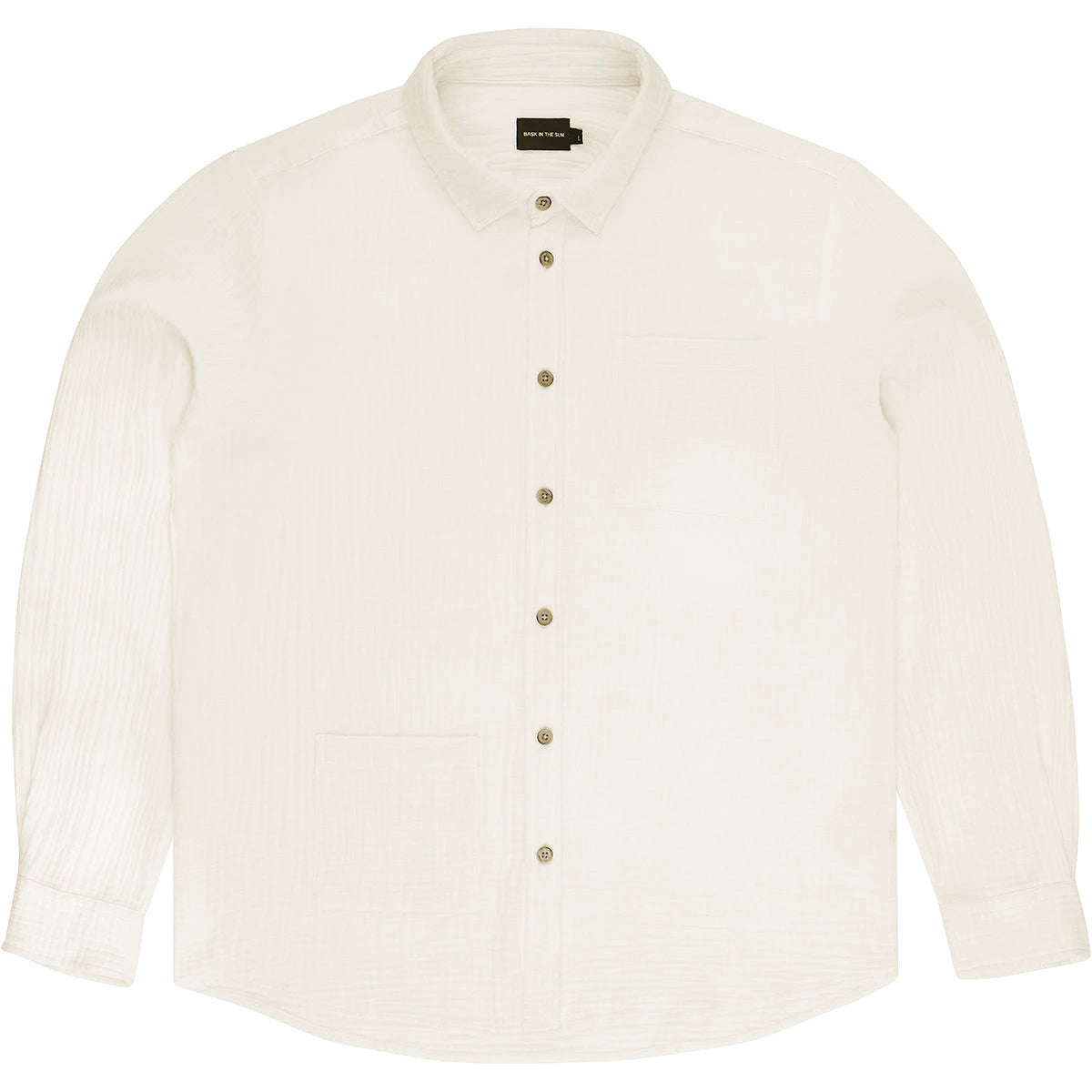 Chemise en gaze de coton bio | blanc "oihana white"