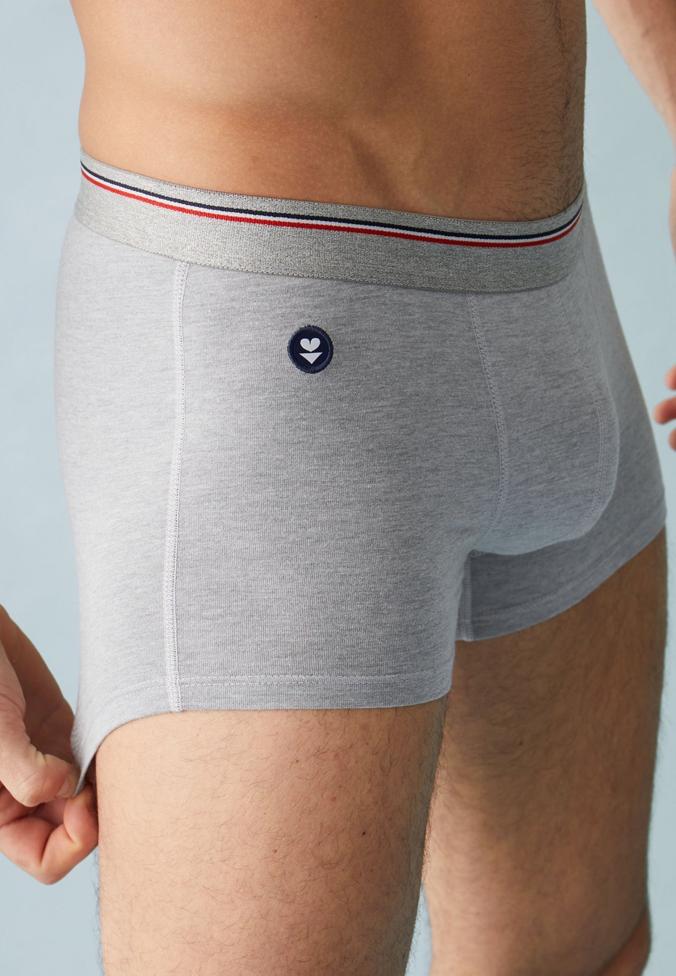 Boxer made in France en lyocell et coton | gris "samuel gris"