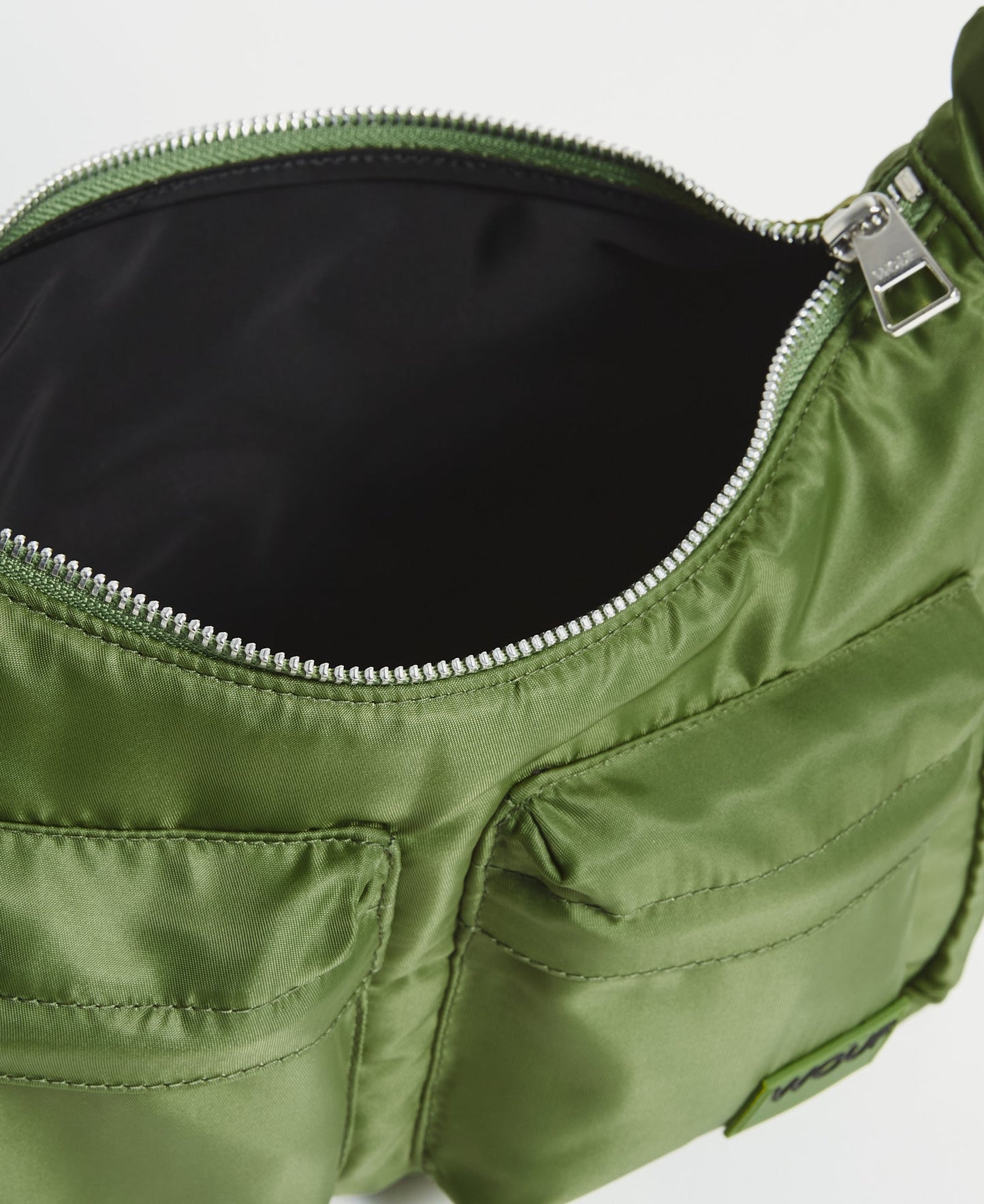 Sac bandoulière en matière recyclée | vert "dublin crossbody bag"