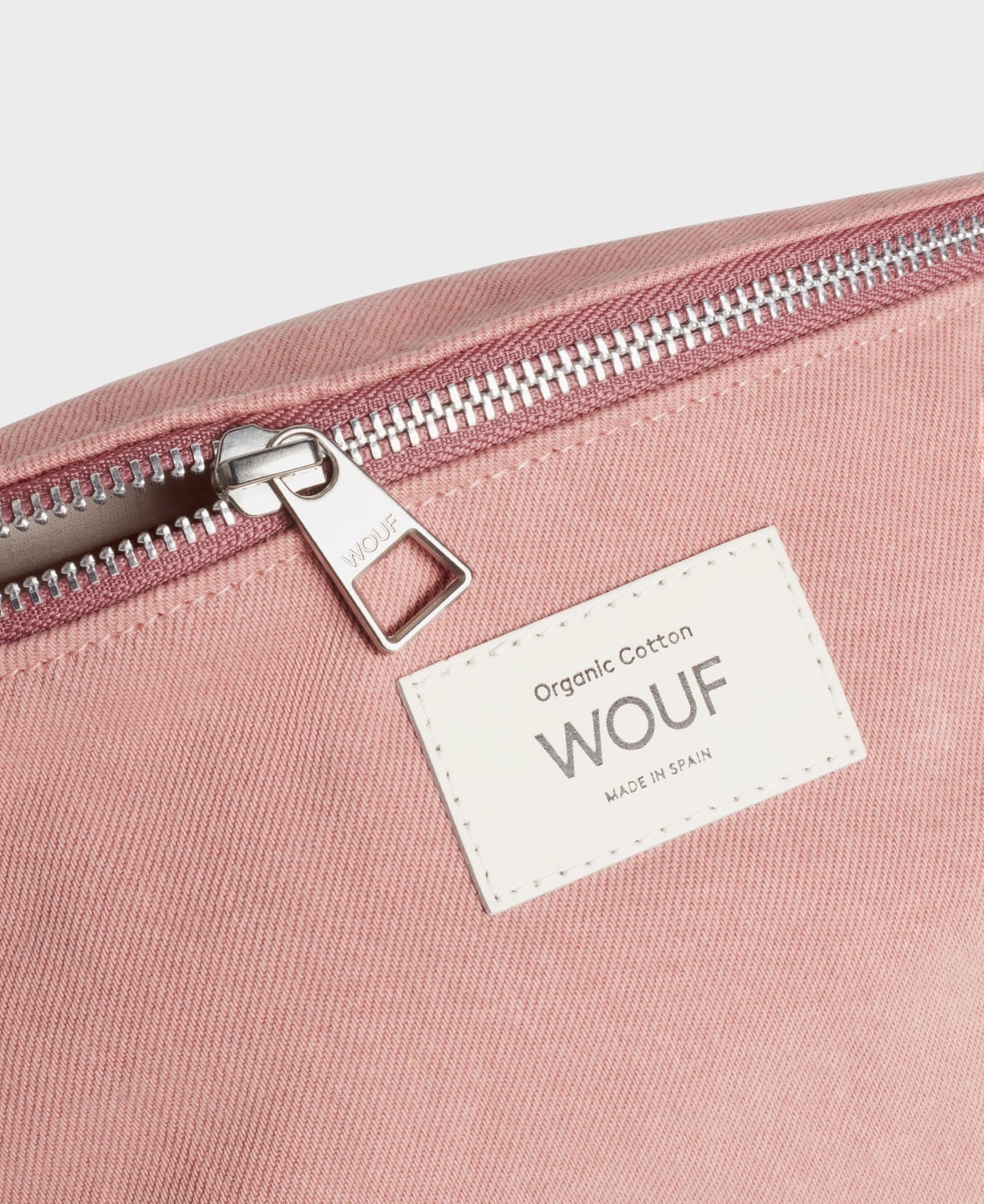 Banane en denim en coton bio | Rose "sunrise waistbag rose"