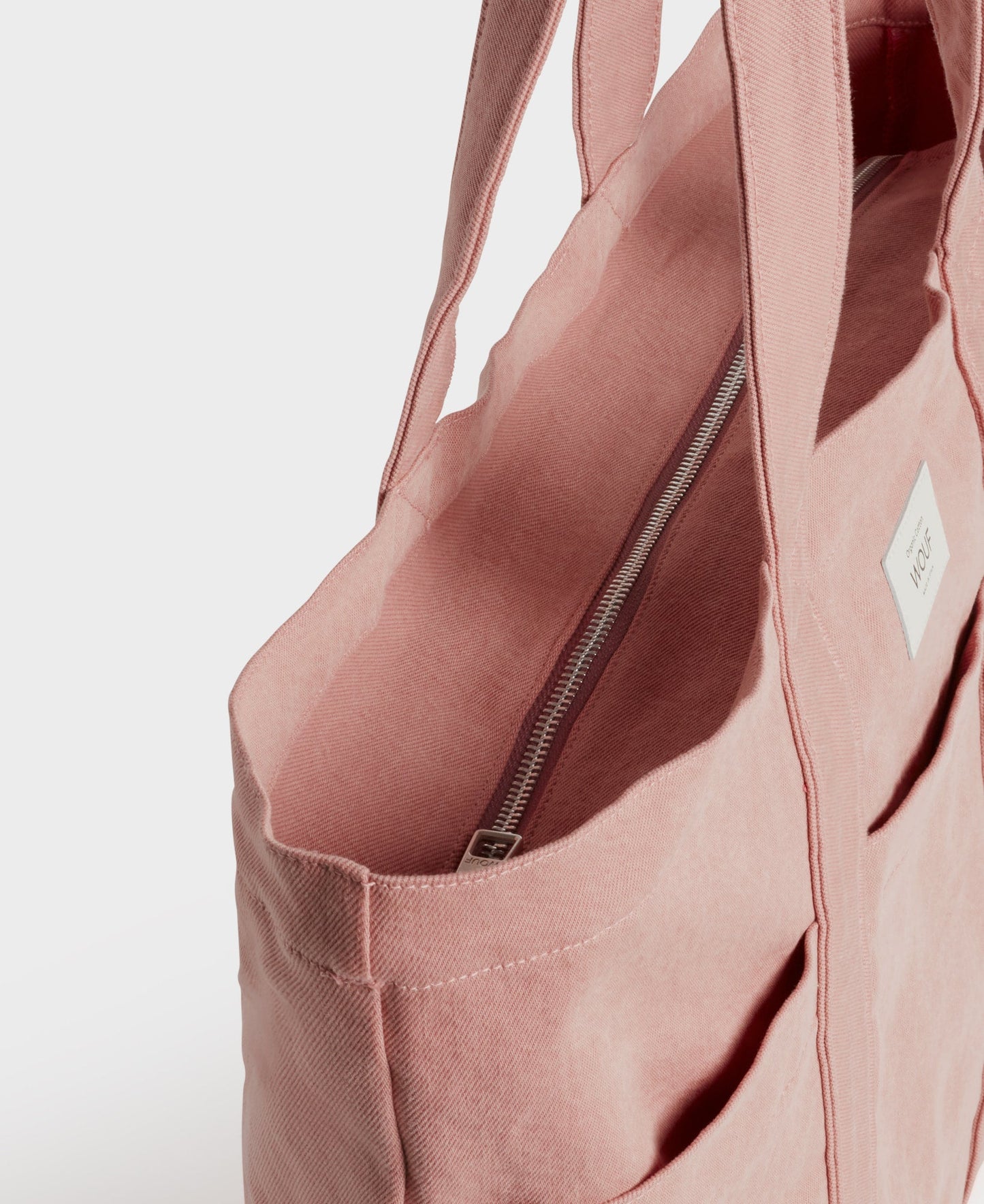 Sac cabas en coton bio | rose "sunrise tote bag"