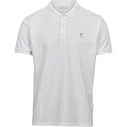 Polo blanc en coton bio - Pique polo