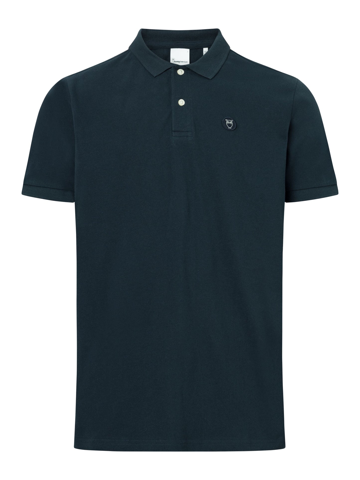 Polo bleu nuit en coton bio - ROWAN basic polo total eclipse