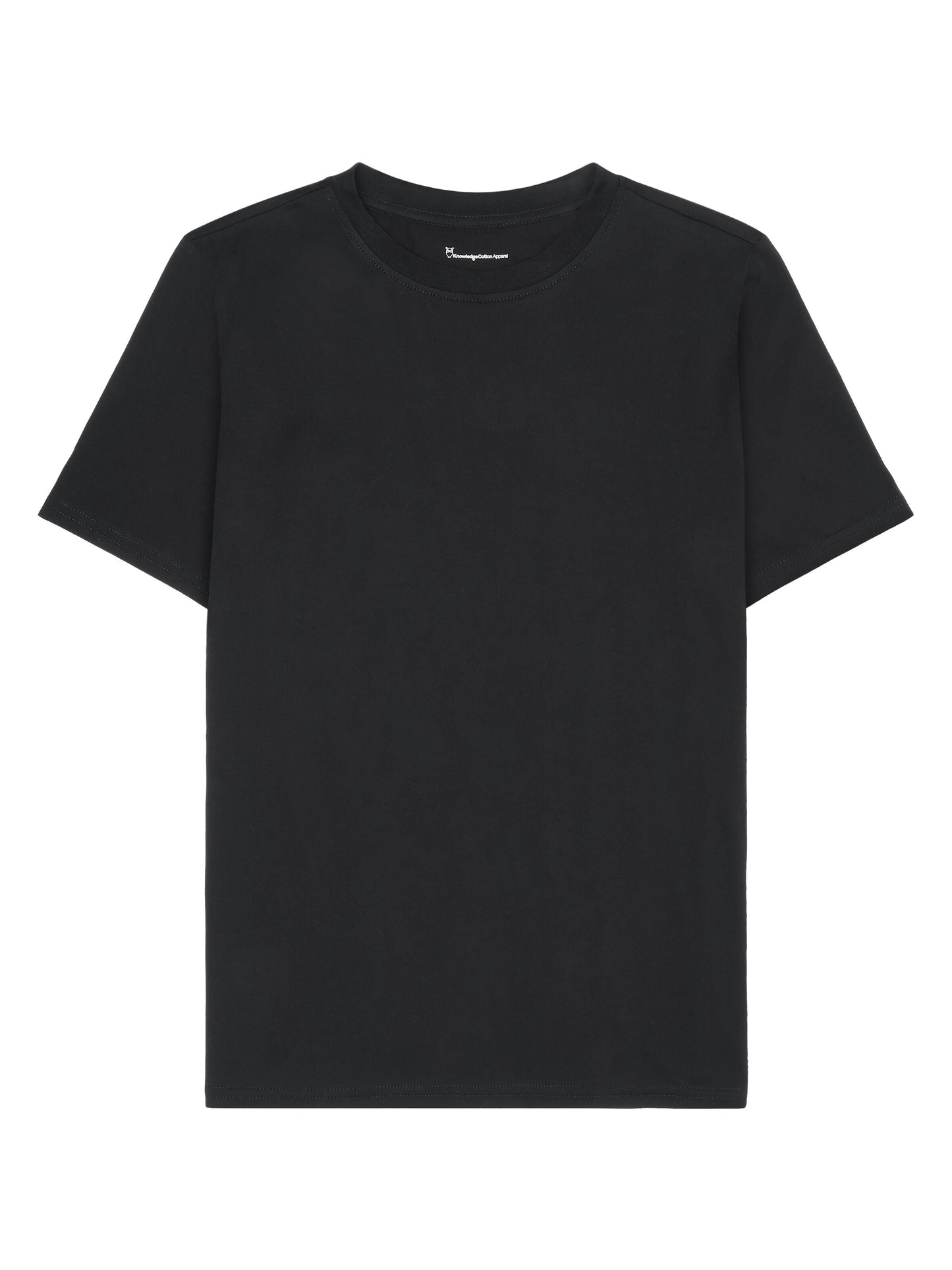 T-shirt en coton bio | noir "basic pima cotton t-shirt black jet"