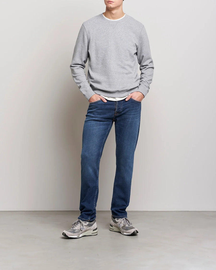 Jean slim en coton bio | bleu foncé "Grim Tim Indigo Myth"