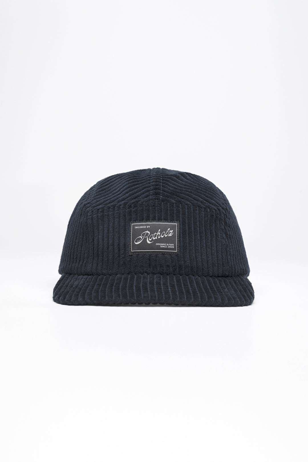 Casquette velours en coton bio | marine "cord 5-panel cap deep navy"