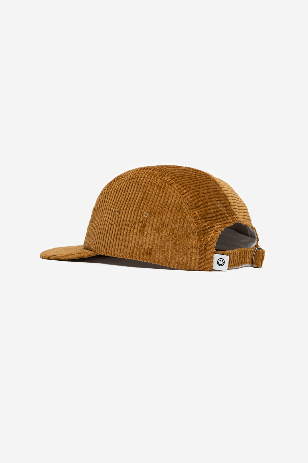 Casquette velours en coton bio | camel "cord 5-panel cap deep toffee"