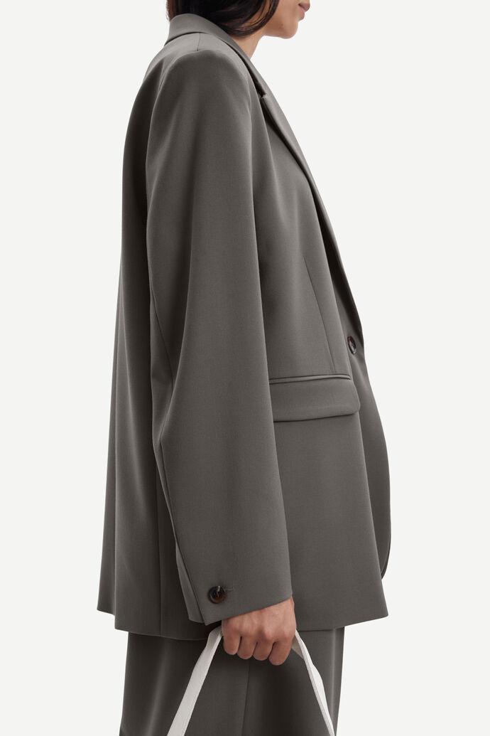 Blazer en ecovero et recyclé | Taupe "haven blazer dark brindle"