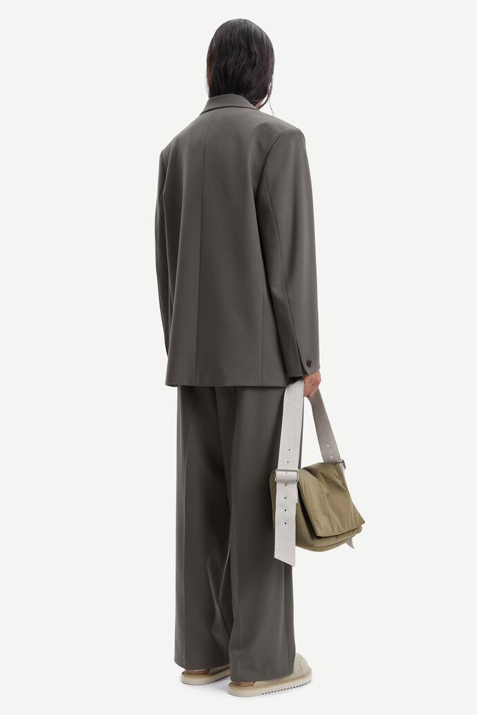 Blazer en ecovero et recyclé | Taupe "haven blazer dark brindle"