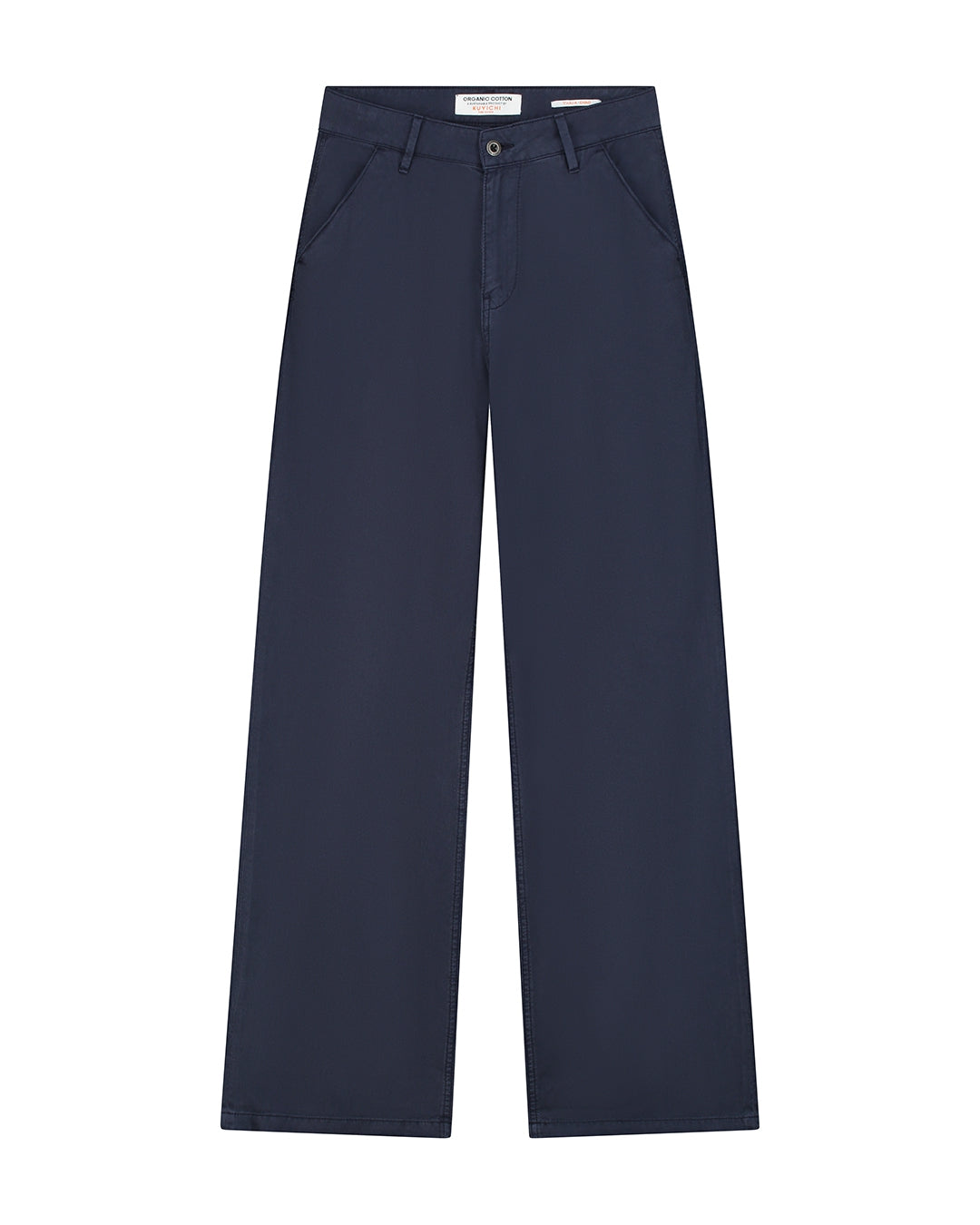 Pantalon ample en tencel et lin | Marine "thalia chino dark navy"