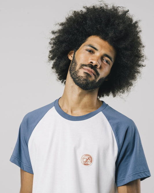 T-shirt bicolore en coton bio - Tokyo baseball club