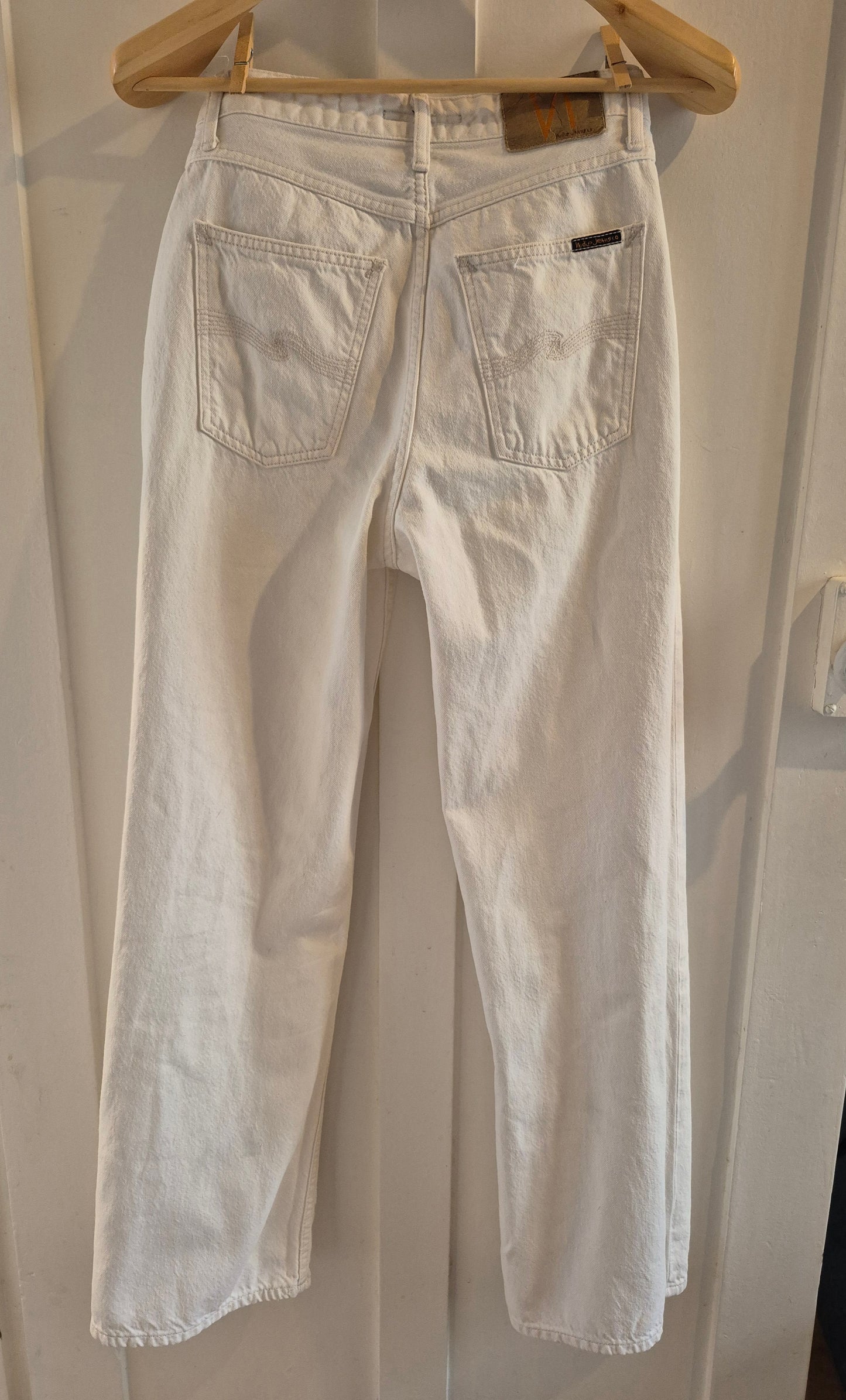 Jean ample en coton bio | écru non teinté 'clean eileen limestone'