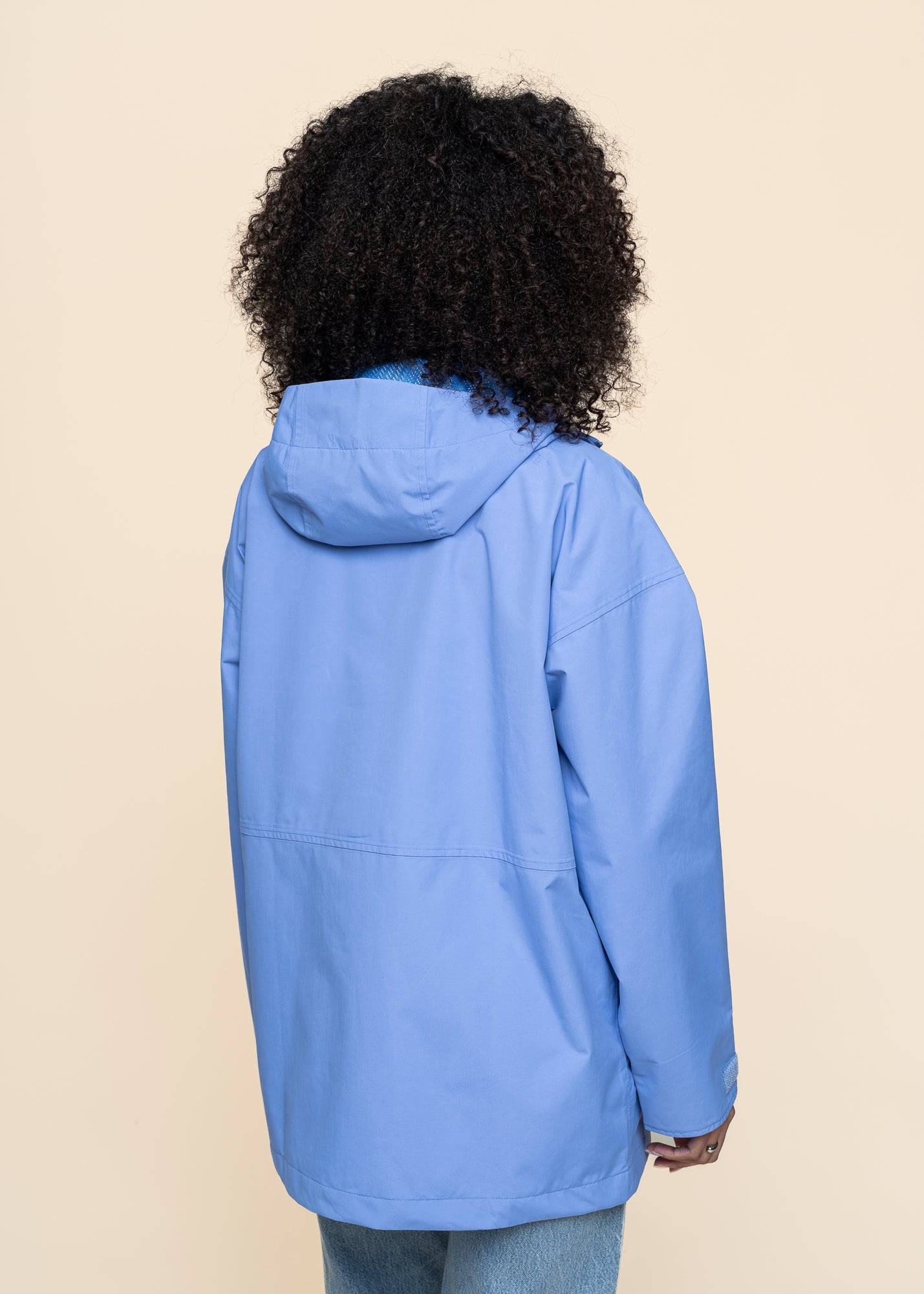 Imperméable en matière recyclée | bleu "outdoor everyday rain jkt - abundant blue"