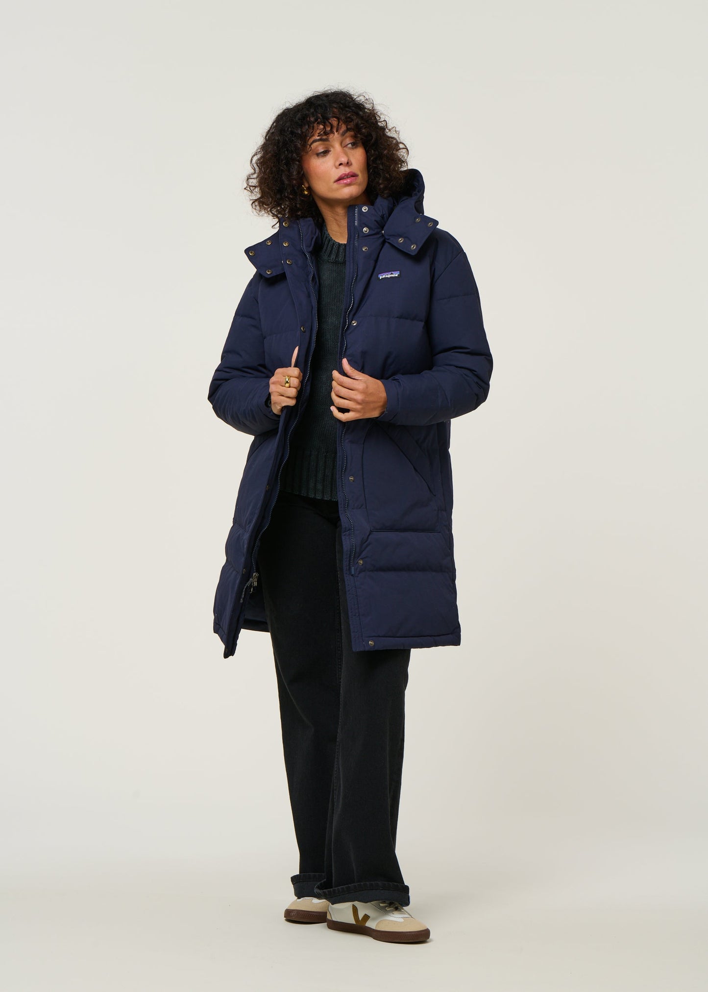 Parka en matières recyclées | bleu "w's downdrift parka - snbe"