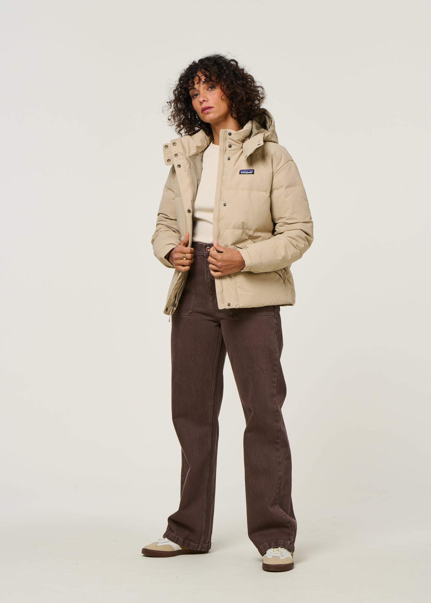 Doudoune en matière recyclée | beige "downdrift jkt - otsg"
