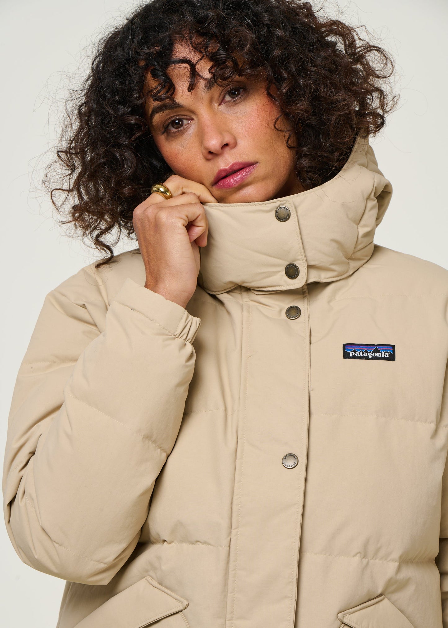Doudoune en matière recyclée | beige "downdrift jkt - otsg"