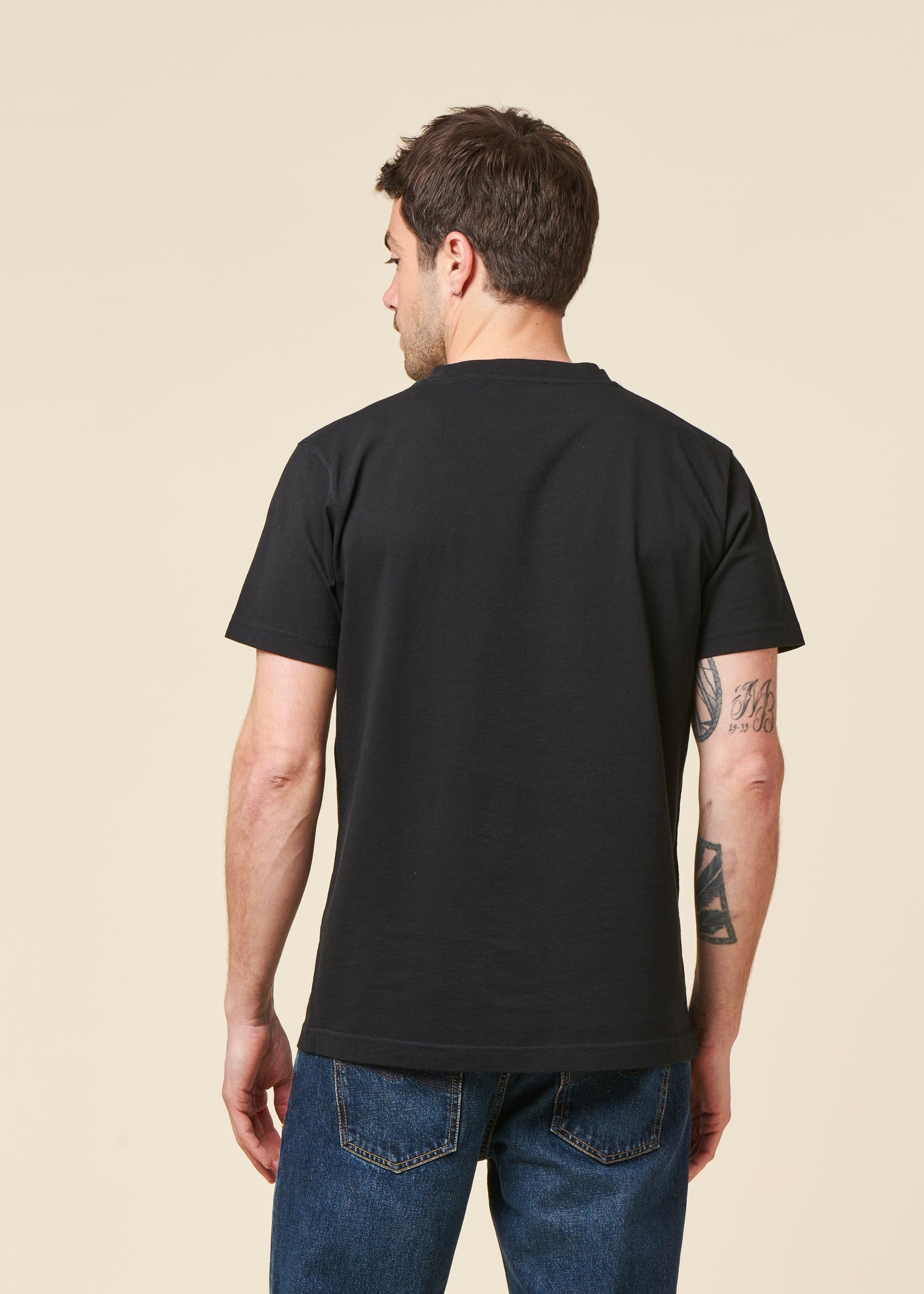 T-shirt en coton bio | noir
