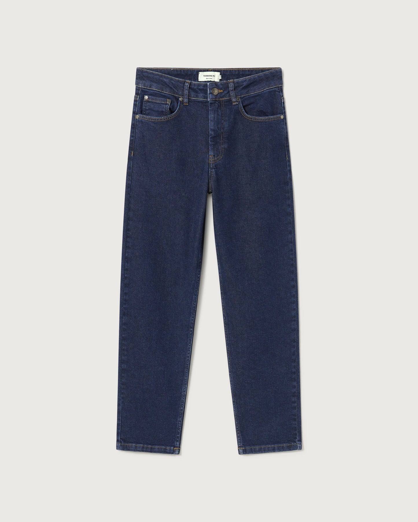 Jean droit en coton bio et recyclé | bleu "clean denim nele pants medium wash"