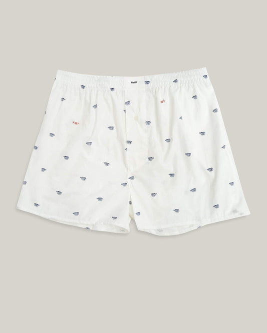 Caleçon imprimé en coton bio - fugu
