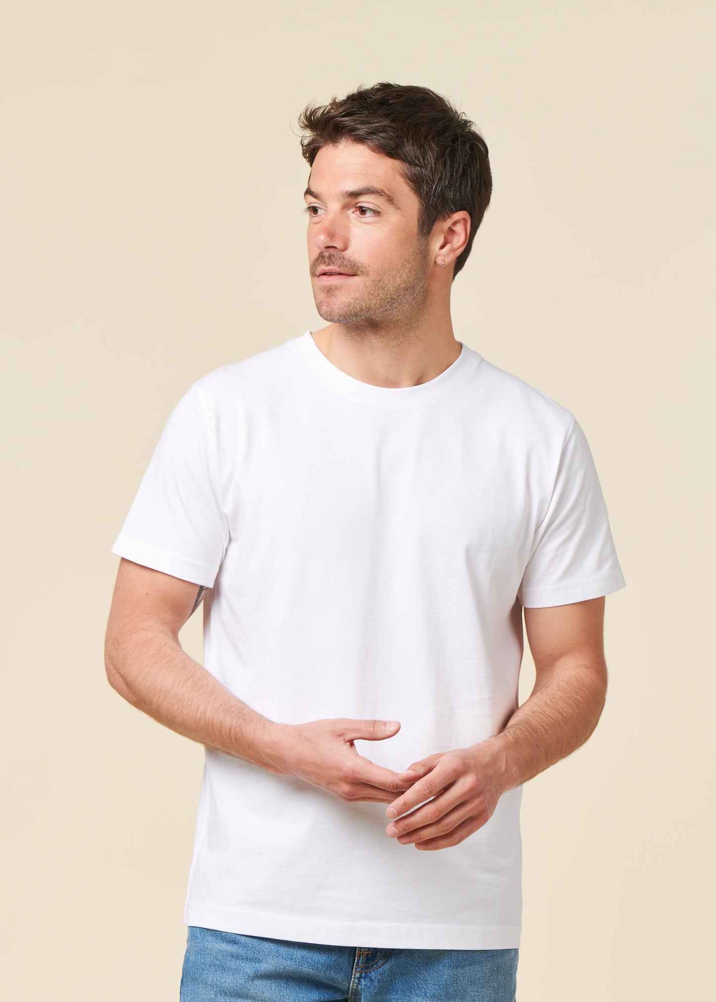 t-shirt en coton bio | blanc