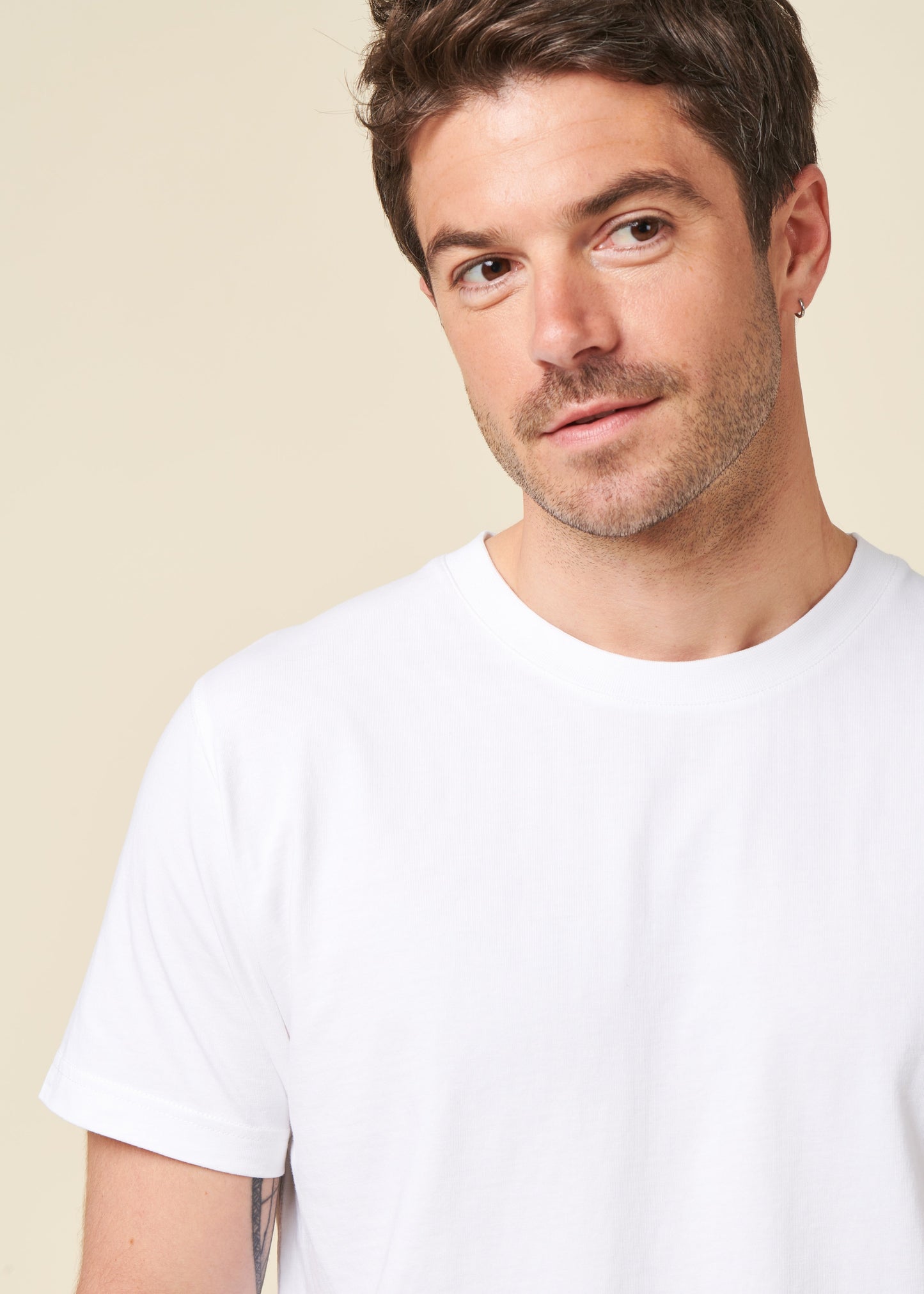 t-shirt en coton bio | blanc