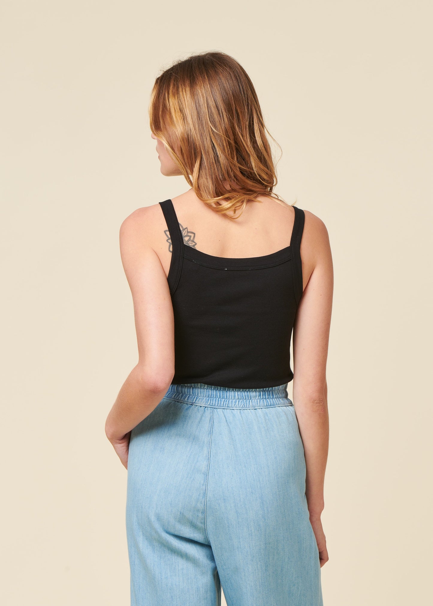Pantalon en lin | bleu "lilian - alabama super light"