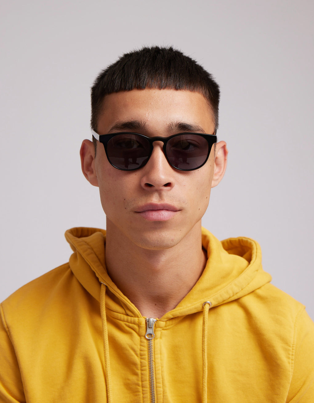 Lunettes de soleil en acetate biodegradable - 15 deep black solid black