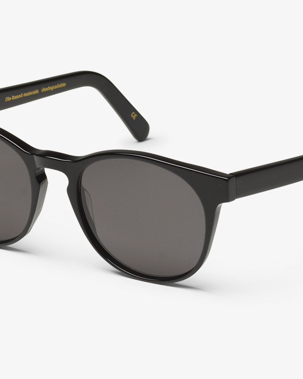 Lunettes de soleil en acetate biodegradable - 15 deep black solid black