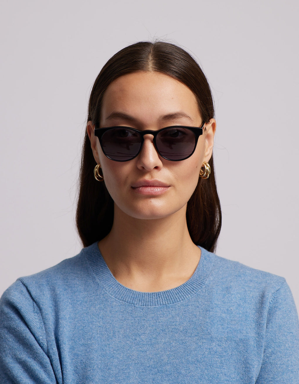 Lunettes de soleil en acetate biodegradable - 15 deep black solid black