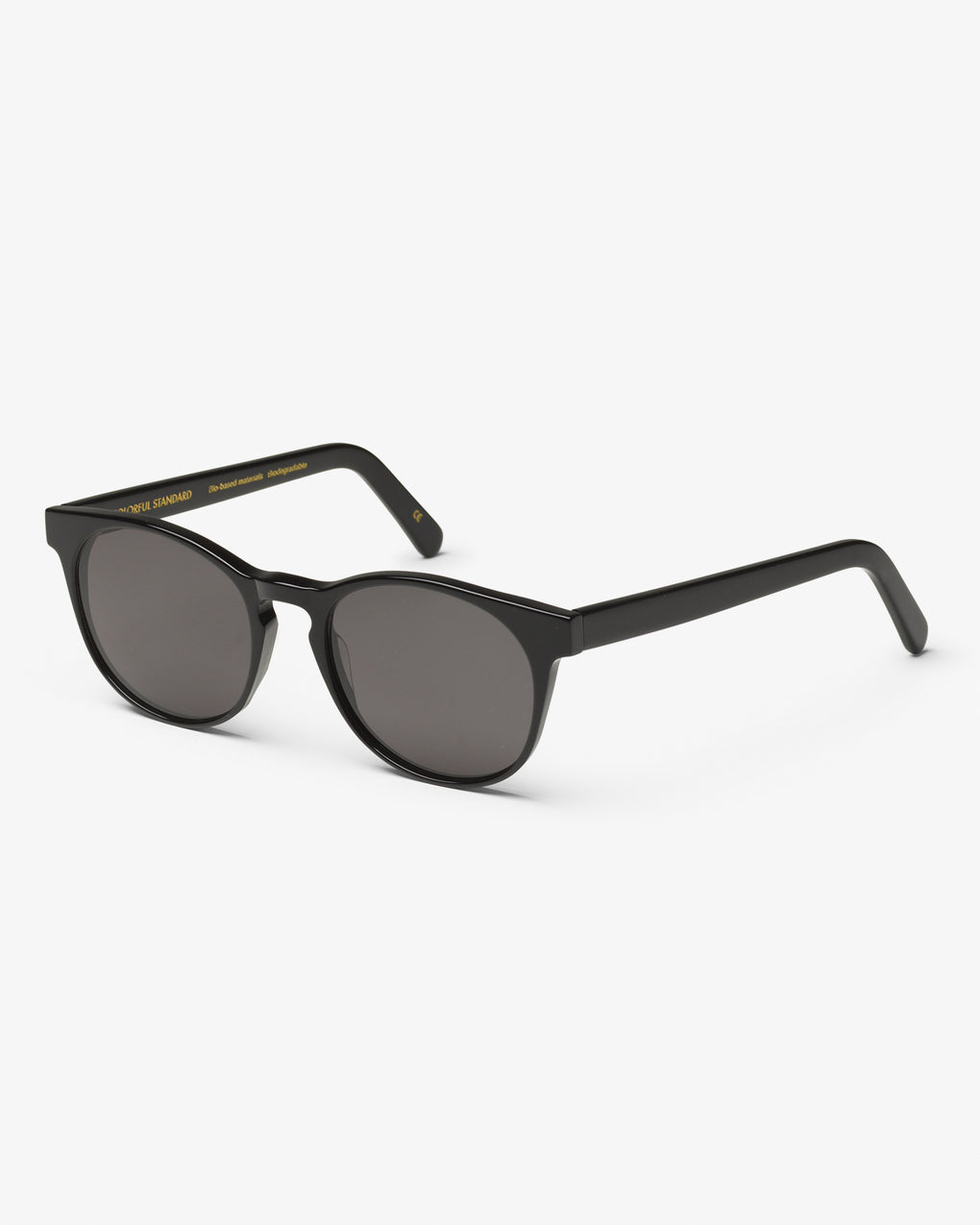 Lunettes de soleil en acetate biodegradable - 15 deep black solid black