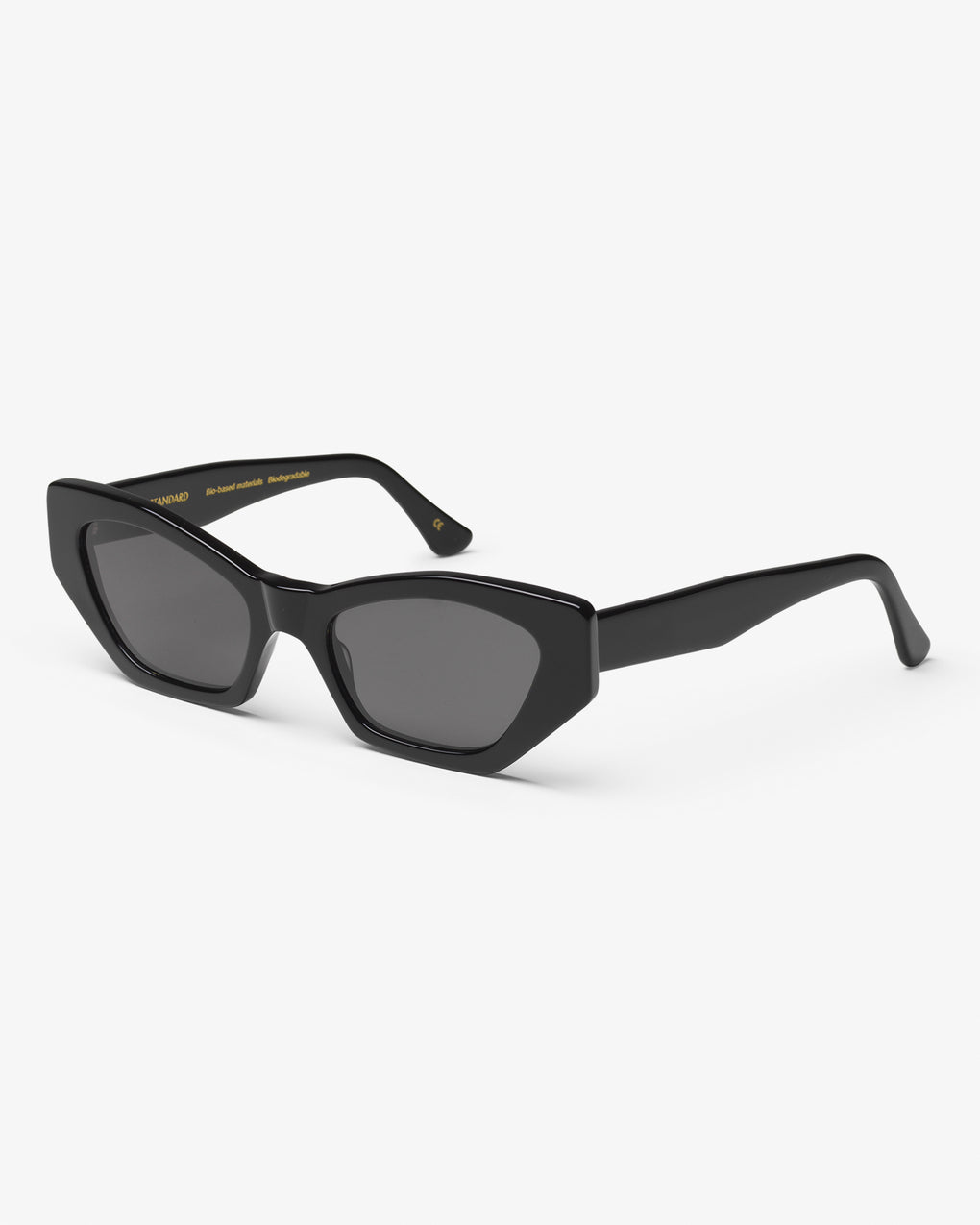 Lunettes de soleil en acetate biodegradable | noir "07 deep black solid black"