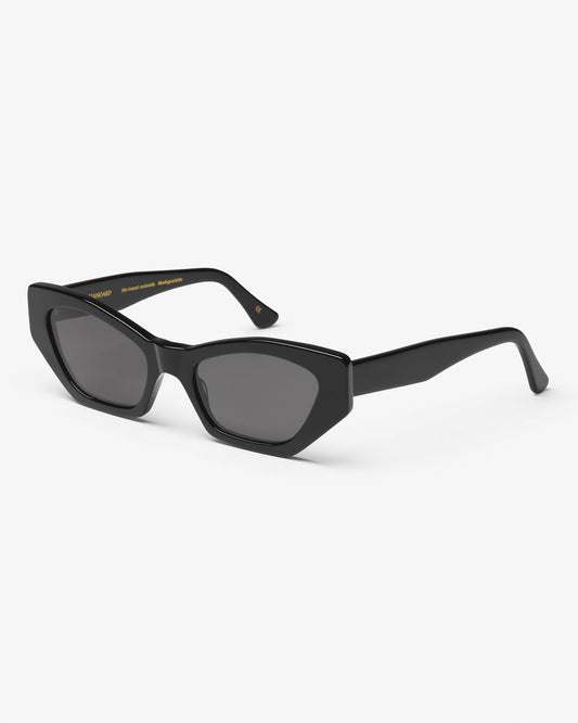 Lunettes de soleil en acetate biodegradable | noir "07 deep black solid black"