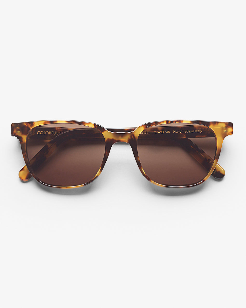 Lunettes de soleil en acetate biodegradable - Sunglass 14 classic havana / brown