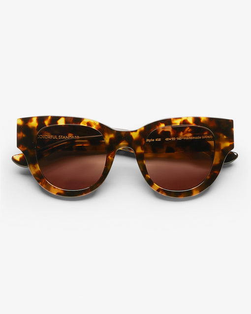 Lunettes de soleil en acetate biodegradable - Sunglass 06 classic havana / brown