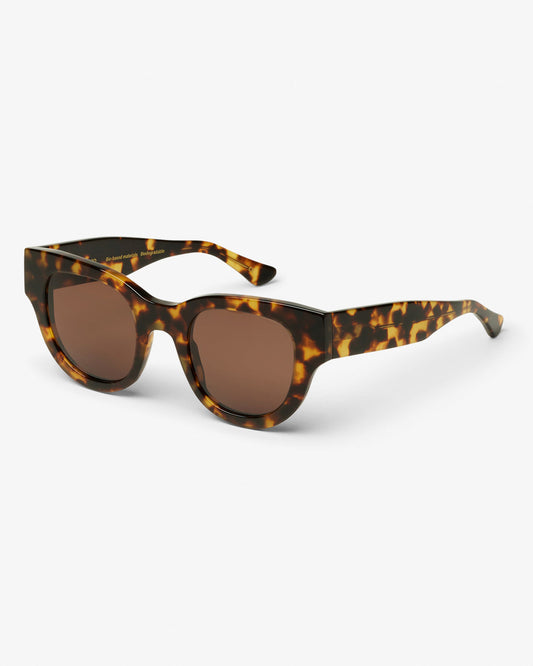 Lunettes de soleil en acetate biodegradable - Sunglass 06 classic havana / brown