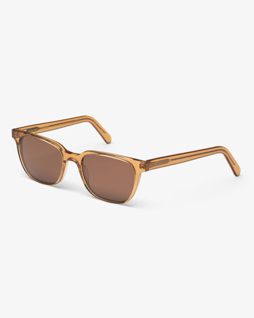 Lunettes de soleil en acetate biodegradable | camel "14 sahara camel brown"