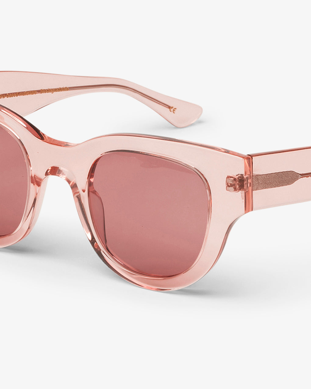 Lunettes de soleil en acetate biodegradable - Sunglass 06 faded pink / dark pink