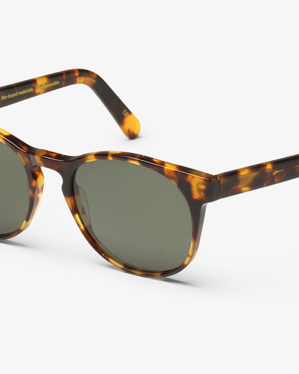 Lunettes de soleil en acétate biodégradable  - 15 classic havana green