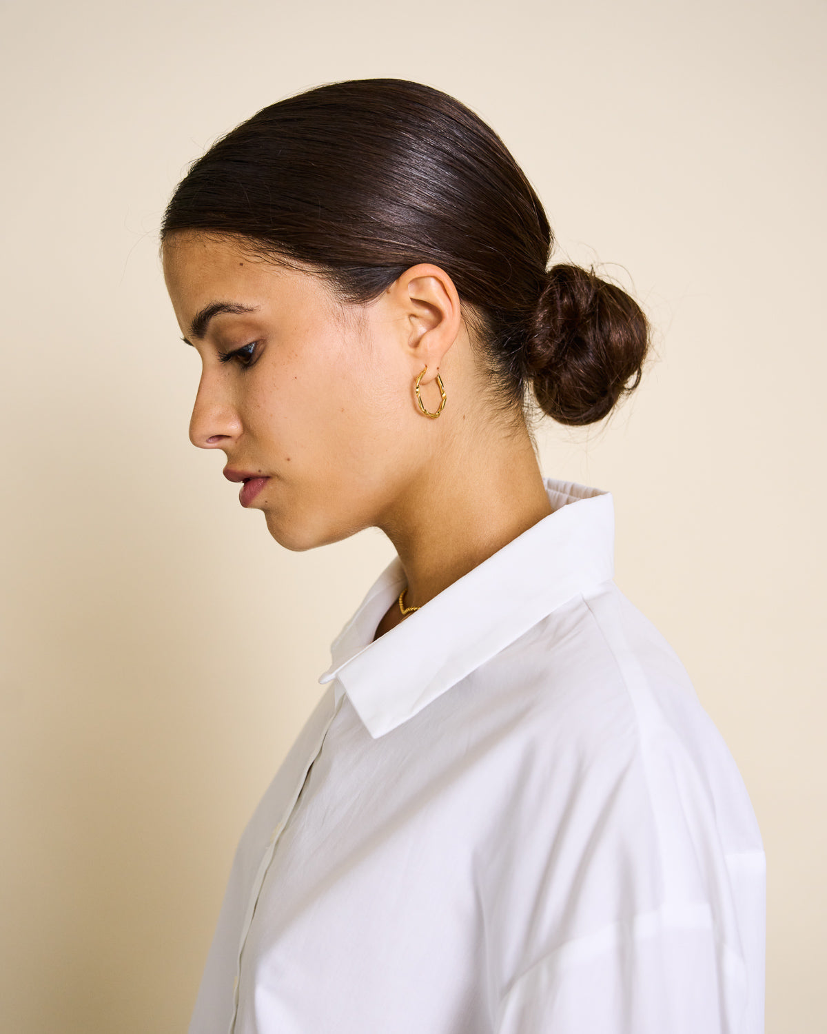 Chemise blanche en coton bio - MEDA white