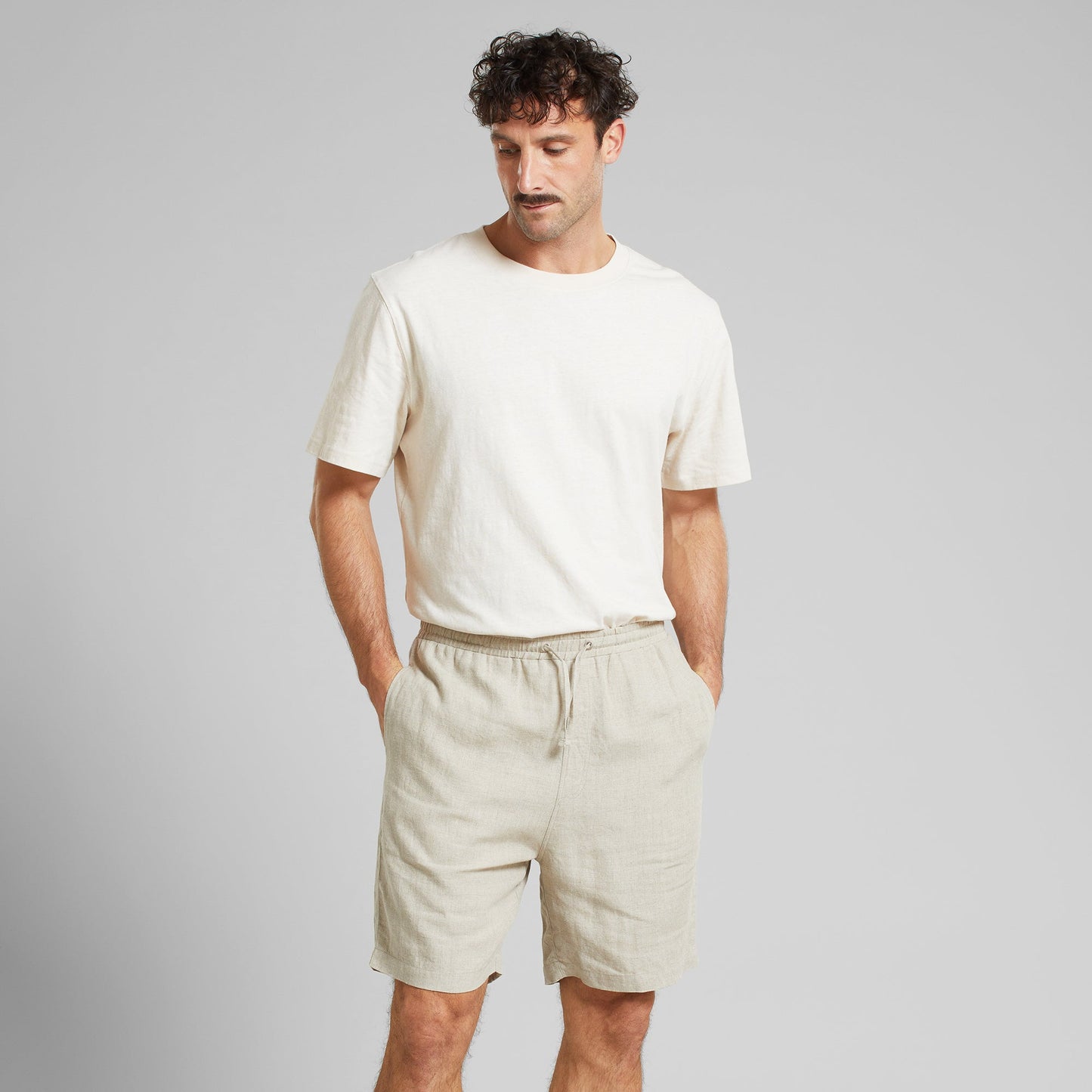 Short en lin | beige "shorts vejle linen ecru"