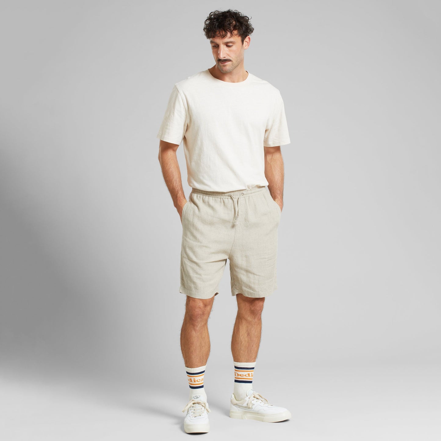 Short en lin | beige "shorts vejle linen ecru"