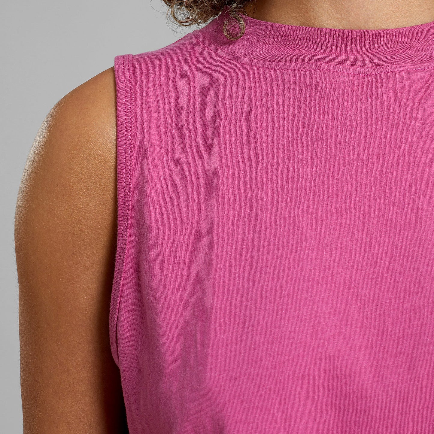 Débardeur en coton bio et chanvre | Rose "top namsos hemp violet purple"
