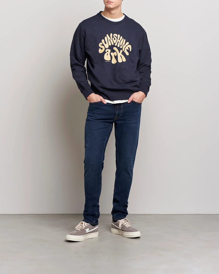 Jean slim en coton bio - bleu foncé "Lean Dean New Ink"