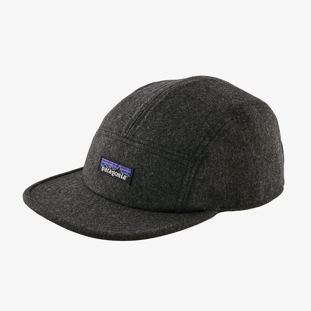 Casquette gris foncé en laine et polyester recyclé - recycled wool cap