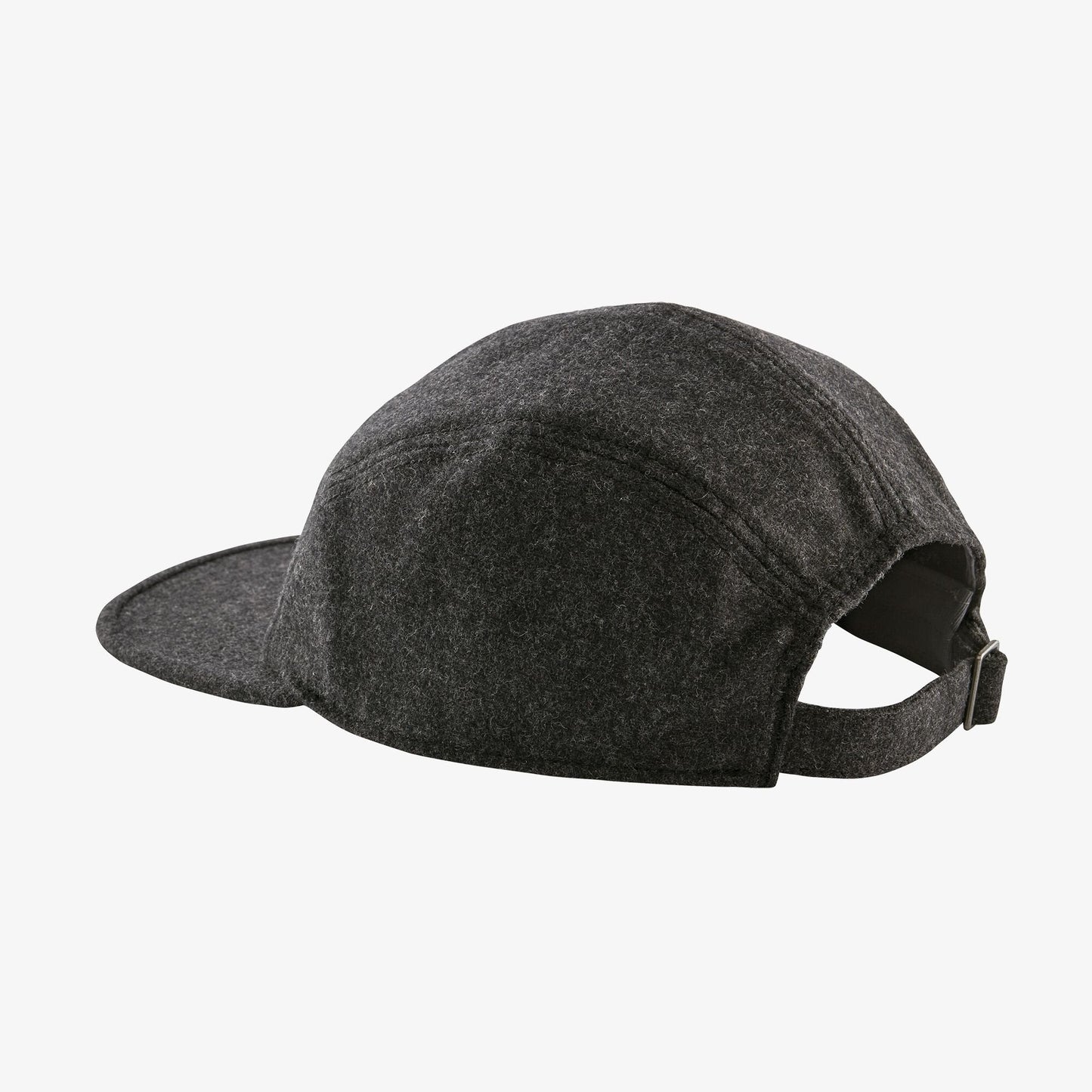 Casquette gris foncé en laine et polyester recyclé - recycled wool cap